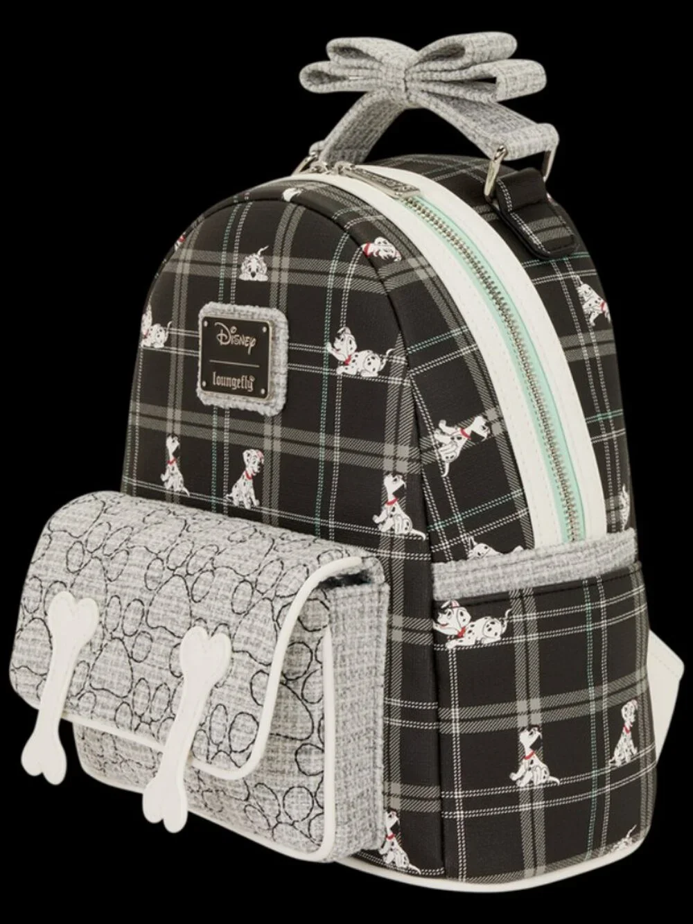 Loungefly Disney 101 Dalmatians Mini Backpack Plaid Disney Dogs Bag